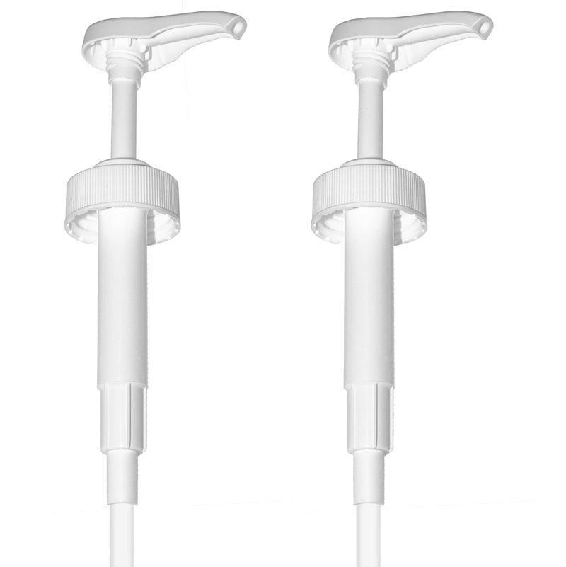 Shveesy موزع مضخة جالون لزجاجات البلاستيك أو الزجاج  مقاوم للتسرب للاستخدام التجاري والمنزلي  مضخة بلاستيكية لجالون  عبوة من 2 خالية من BPA