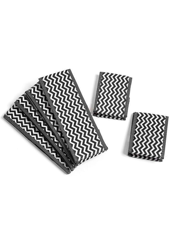 HOMESTAR 6 Pack Wardrobe Organiser Dividers Drawer Organizers Foldable Cabinet Closet Underwear Basket Cubes Containers Storage Boxes for Storing Clothes,Socks, Ties - Image 4