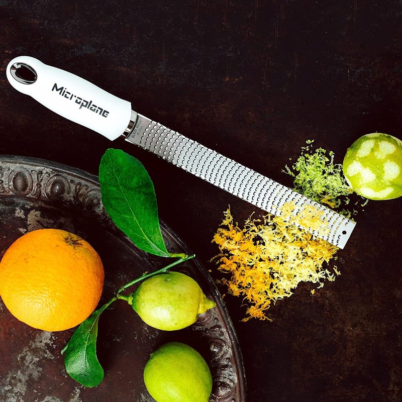 Microplane Premium Classic Citrus Zester Tool and Parmesan Cheese Grater - White - Image 3
