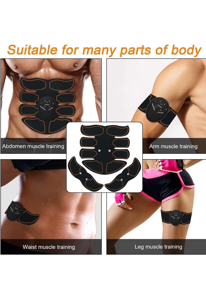KASTWAVE ABS Trainer Muscle Stimulator, EMS Muscle Stimulator with 6 Modes, AAA Battery Powered EMS Abdominal Toning/Waist/Leg/Arm for Men Women Home Body Fitness  - Image 3