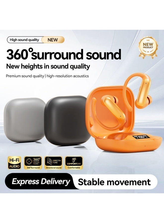 Qiwa-M144 2025 New Edition Bone Conduction Bluetooth Headset True Wireless High-Quality Surround Sound Noise Cancellation Sports Running Semi-In-Ear Headphones - Image 3