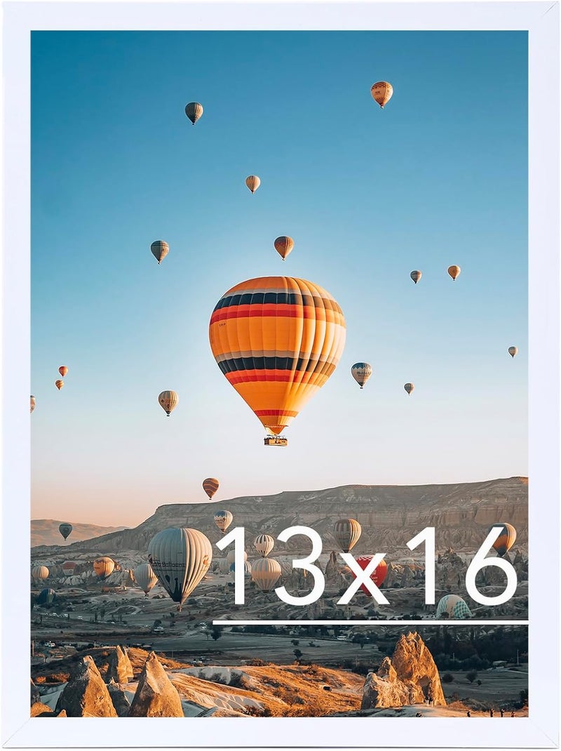 JCJMY 22x30 إطار صور بمقاس 22x24 مع ورقة زخرفية، لعرض الصور بمقاس 18x24 مع أو بدون ورقة زخرفية، إطار كبير للتعليق على الحائط بمقاس 22x24. - Image 1