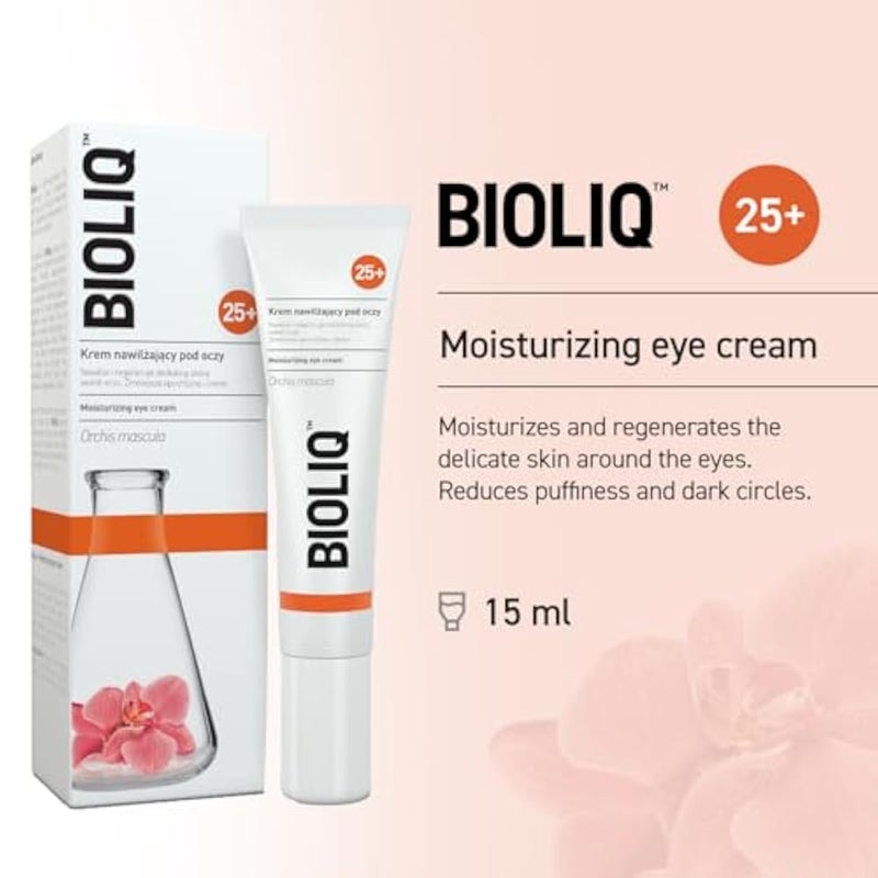 BIOLIQ 25+ MOISTURIZING EYE CREAM DAY & NIGHT 15ML - Image 3