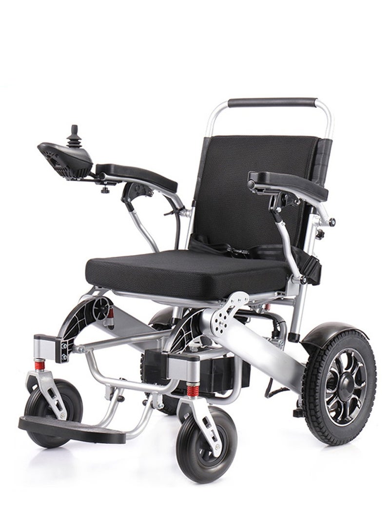 Cool Baby COOLBABY Lightweight Folding Electric Wheelchair Intelligent Aluminum Alloy Four-wheel Drive Power Not Slip Wheelchairs - Image 1