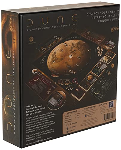 Gale Force Nine: Dune, A Game of Conquest and Diplomacy, Science Fiction Board Game, 30 to 60 Minute Play Time, 2 to 4 Players, for Ages 12 and up - Image 2