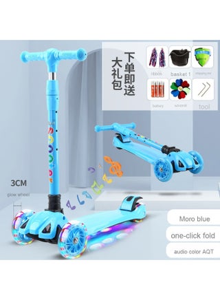 Blue Standard Flash Wheel + Music Light
