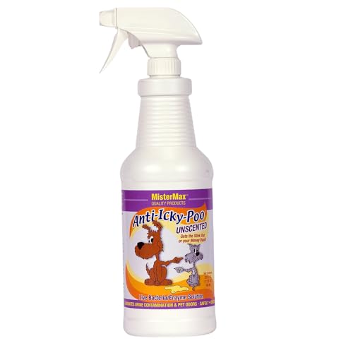 Mister Max Unscented Anti Icky Poo Odor Remover, Quart Size - Image 1