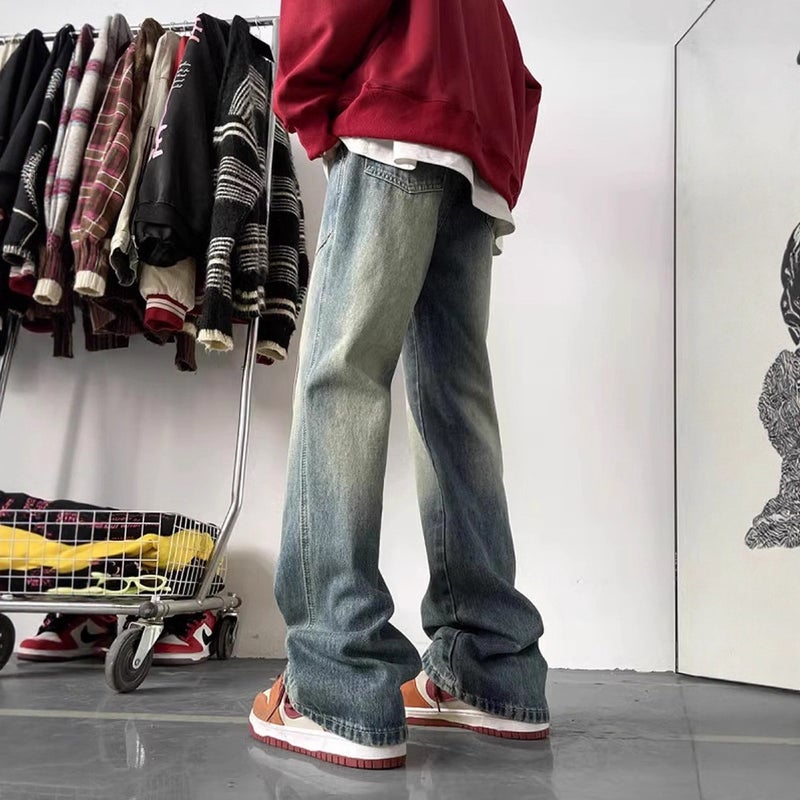 Unisex Classic Denim Jeans Loose Fit Daily Outdoor Wear - Image 5