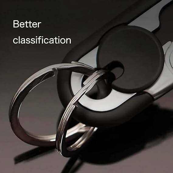 BIRDLINE Multifunctional Car Keychain for Men & Women – Metal Key Ring, Durable, Stylish & Versatile Key Holder for Car, Bike, Bags & Gifts – Sleek Modern & Classic Design. - Image 2