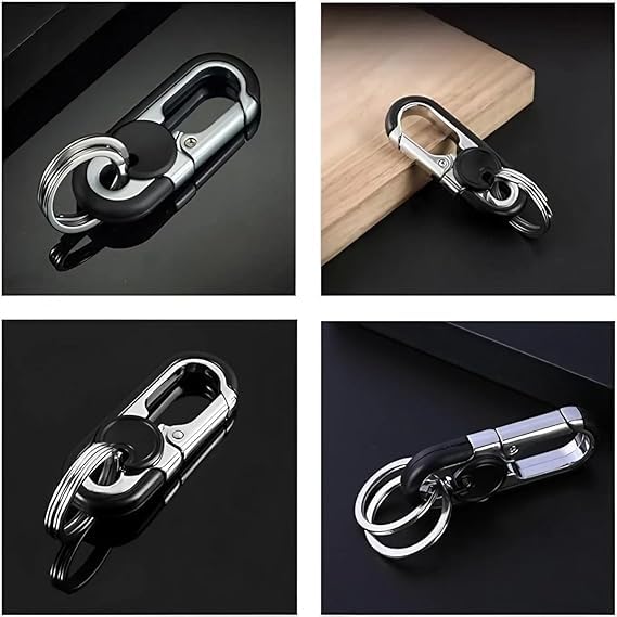 BIRDLINE Multifunctional Car Keychain for Men & Women – Metal Key Ring, Durable, Stylish & Versatile Key Holder for Car, Bike, Bags & Gifts – Sleek Modern & Classic Design. - Image 5