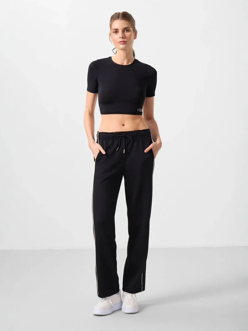 تومي لايف TOMMY Wide-Leg Palazzo Trousers