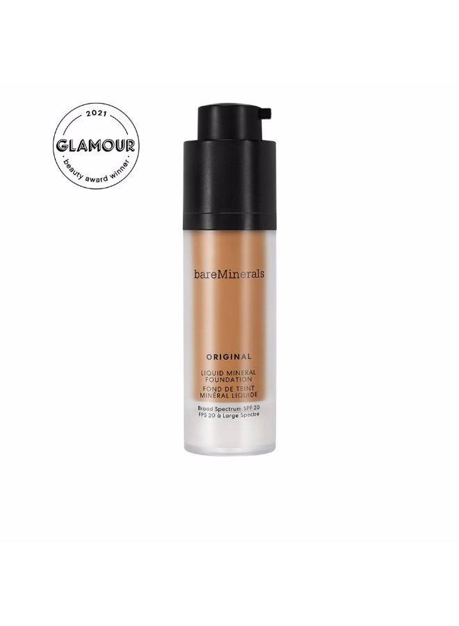 بير ماينرالز كريم أساس معدني سائل أصلي من بير مينيرالز، لون 24 محايد داكن - Image 1