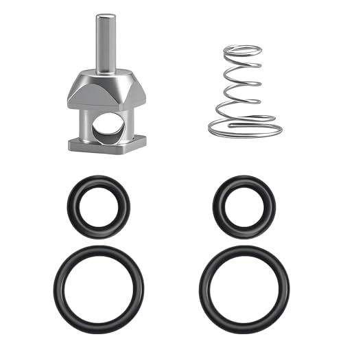 KPALAG EFI Fuel Check Valve Rebuild Kit Compatible with Harley Davidson 2001-2022 Replace# MC-300 Fuel Tool Include Check Valve, FKM O-rings, Stainless Steel Spring - Image 1