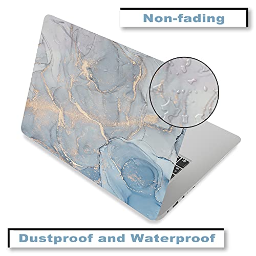 ArtSo Laptop Skin Sticker Decal, 12" 13" 13.3" 14" 15" 15.4" 15.6 inch Laptop Universal Netbook PC Notebook Vinyl Reusable Skin Sticker Cover Art Case Protector Personalized,Blue Grey Marble - Image 3