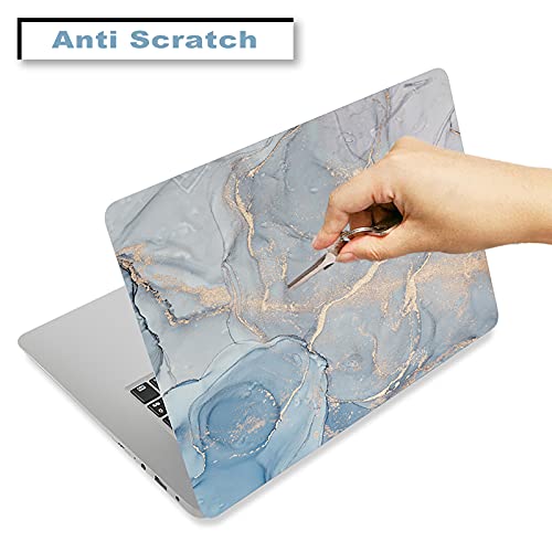 ArtSo Laptop Skin Sticker Decal, 12" 13" 13.3" 14" 15" 15.4" 15.6 inch Laptop Universal Netbook PC Notebook Vinyl Reusable Skin Sticker Cover Art Case Protector Personalized,Blue Grey Marble - Image 2