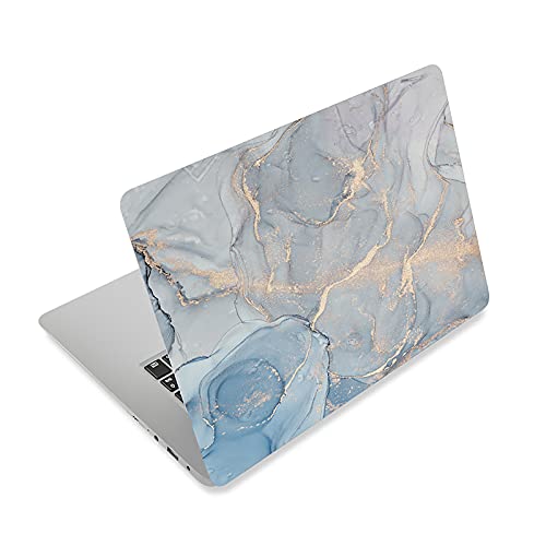 ArtSo Laptop Skin Sticker Decal, 12" 13" 13.3" 14" 15" 15.4" 15.6 inch Laptop Universal Netbook PC Notebook Vinyl Reusable Skin Sticker Cover Art Case Protector Personalized,Blue Grey Marble - Image 1