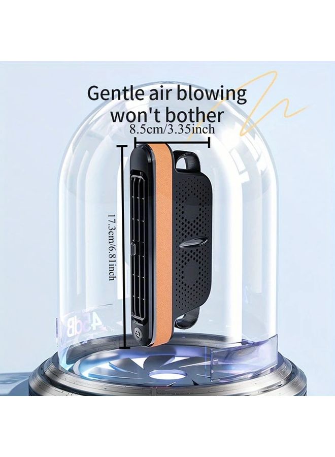 Wood Color Plug In Adjustable Car Windshield Cooling Fan Portable Dashboard Fan - Image 4