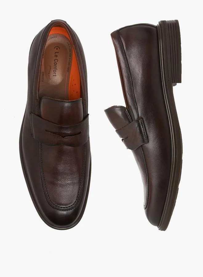 Le Confort Men Leather Slip-On Loafers