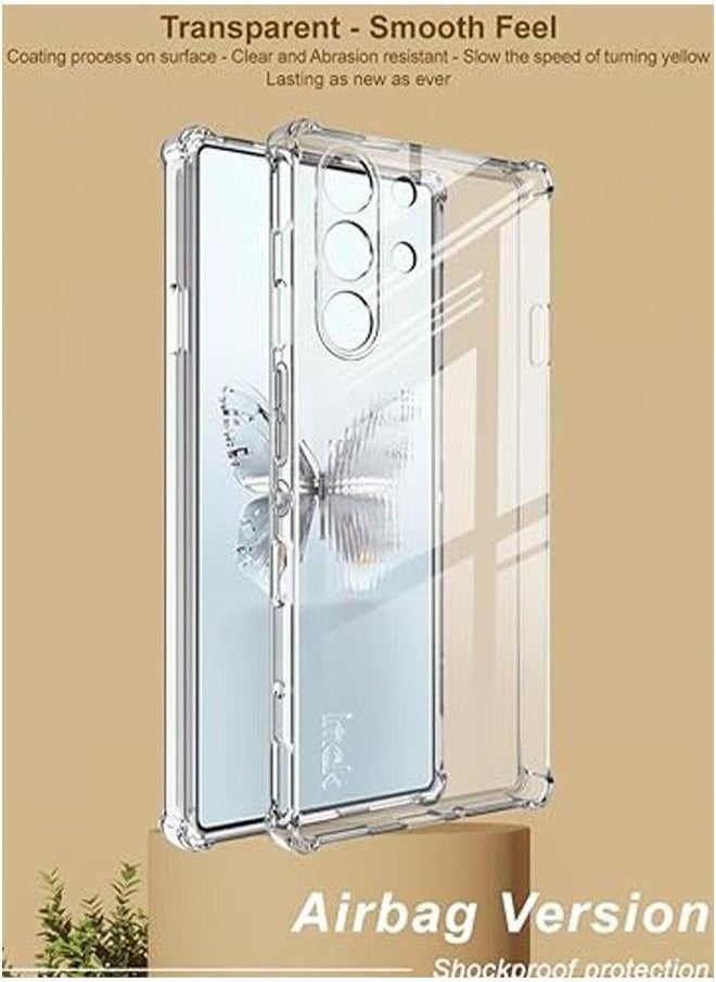 Case Compatible with ZTE Nubia RedMagic 10 Pro/10 Pro+ 5G Case, Frosted Matte and Transparent Clear 4 Corners Airbag Thickened Shockproof Protective Cover
