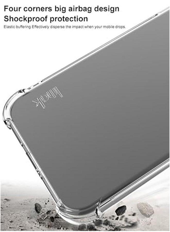 Case Compatible with ZTE Nubia RedMagic 10 Pro/10 Pro+ 5G Case, Frosted Matte and Transparent Clear 4 Corners Airbag Thickened Shockproof Protective Cover