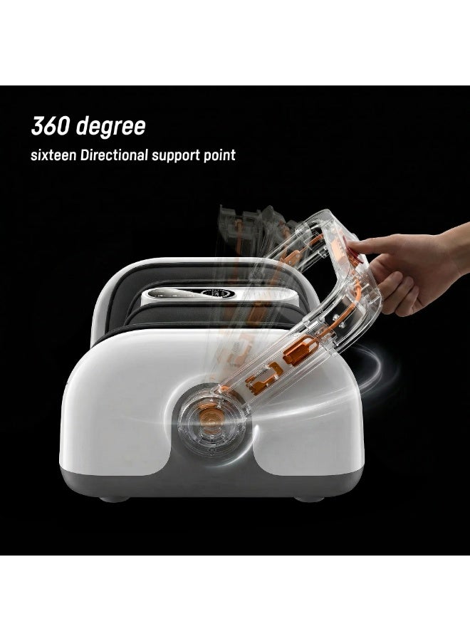 QUTEK Bounce 360 Foot, Calf & Arm Massager Deep Tissue Electric Massage Machine with Air Compression, Multi-Mode & Adjustable Intensity, Circulation Booster & Pain Relief, Home Therapy Device - Image 4