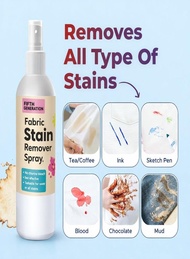 McMus Fifth Genration Stain Remover Treater Spray-Fabric Remover for Spots on Clothes, Underwear, Carpets, Linens, Laundry, Grease All color Stain Remover Fabric (100 ml) - Image 5