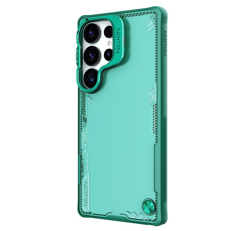 نيلكين جراب هاتف Samsung Galaxy S25 Ultra 5G Ice Sky Prop Series Frame Version (أخضر) - Image 3