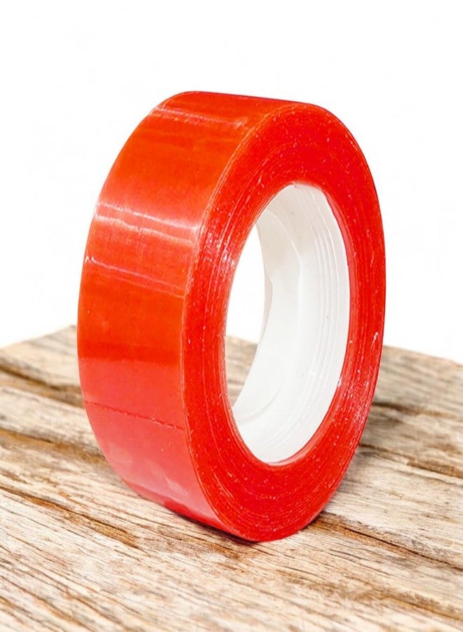 بلوشيا شريط لاصق للشعر المستعار الأحمر الصغير من BLUSHIA / شريط لاصق لوصلات الشعر / شريط لاصق للشعر المستعار / شريط لاصق أحمر مزدوج الجوانب لوصلات الشعر والشعر المستعار (شريط أحمر صغير) - Image 2