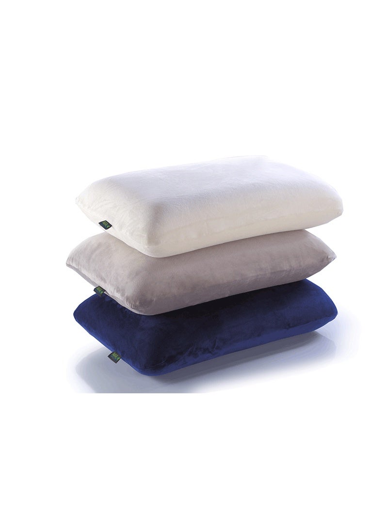 ماكس كمفورت وسادة نوم طبية كلاسيك ميمورى فوم أمريكى للوقاية من آلام الرقبة والكتف , كحلى - Image 4