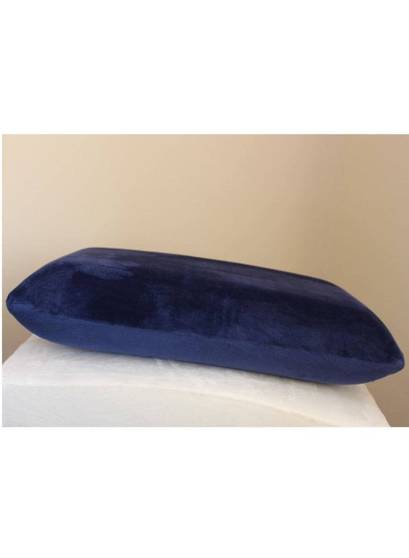 Max Comfort Classic Memory Foam USA Medical Sleep Pillow for Neck and Shoulder Pain Prevention - Navy  - Image 2