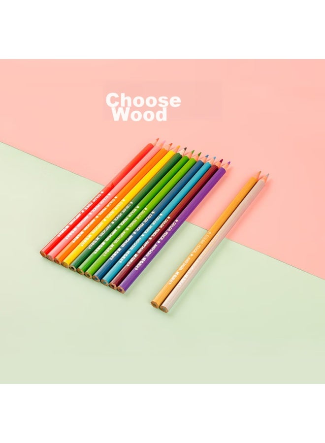 ام اند جي M&g Stationery أقلام ملونة زيتية 48 لون، تلوين الرسم الفني للطلاب أنبوب أخضر، رسم الأطفال الموصى به من المعلم، حرف اليد للفتيات - Image 3