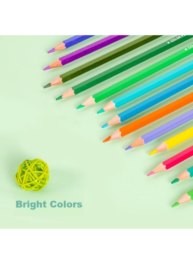ام اند جي M&g Stationery أقلام ملونة زيتية 48 لون، تلوين الرسم الفني للطلاب أنبوب أخضر، رسم الأطفال الموصى به من المعلم، حرف اليد للفتيات - Image 4