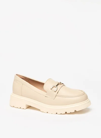 Celeste Women's Metal Accent Slip-On Platform Shoes