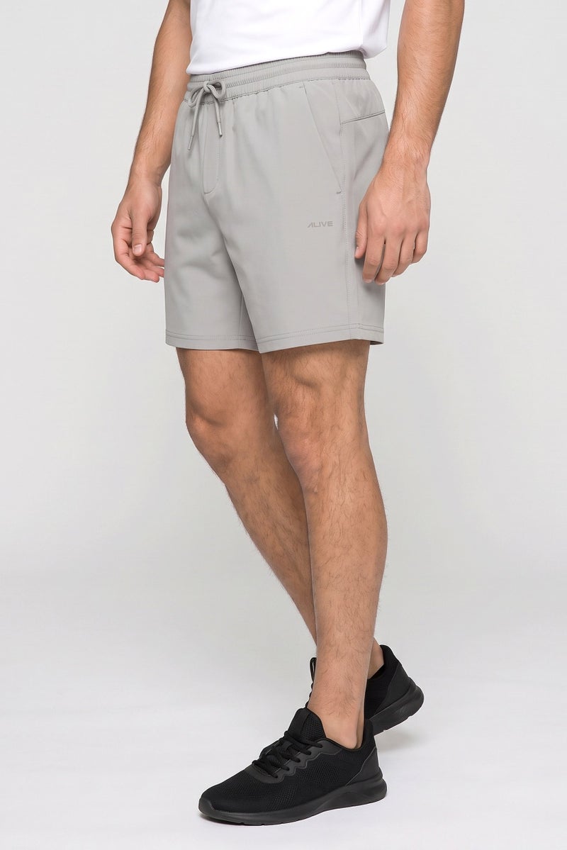Alive Men 7 Inseam Sportswear Fit Training Shorts, Sage Green - Image 3