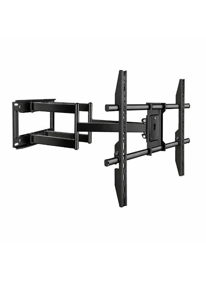 بيتيك حامل تلفزيون جداري متحرك بالكامل لشاشات LED/LCD مقاس 50–120 بوصة، حامل مفصلي ثقيل التحمل، قدرة تحمل 130 كجم (286 رطل)، يدعم VESA حتى 900×600 مم، مع إمكانية التدوير والإمالة، مدى تمدد من 60 إلى 800 مم، أسود | TF-P96 - Image 1