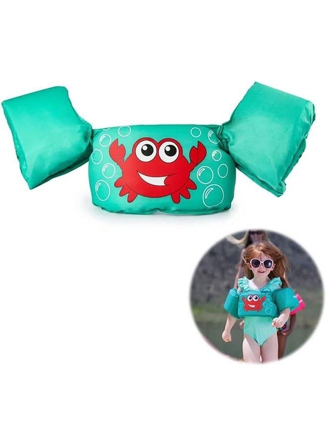 Unewshi Swimming Arm bands Float Vest, Swimming Float Vest, Swim Training Jacket(Green)  - Image 1