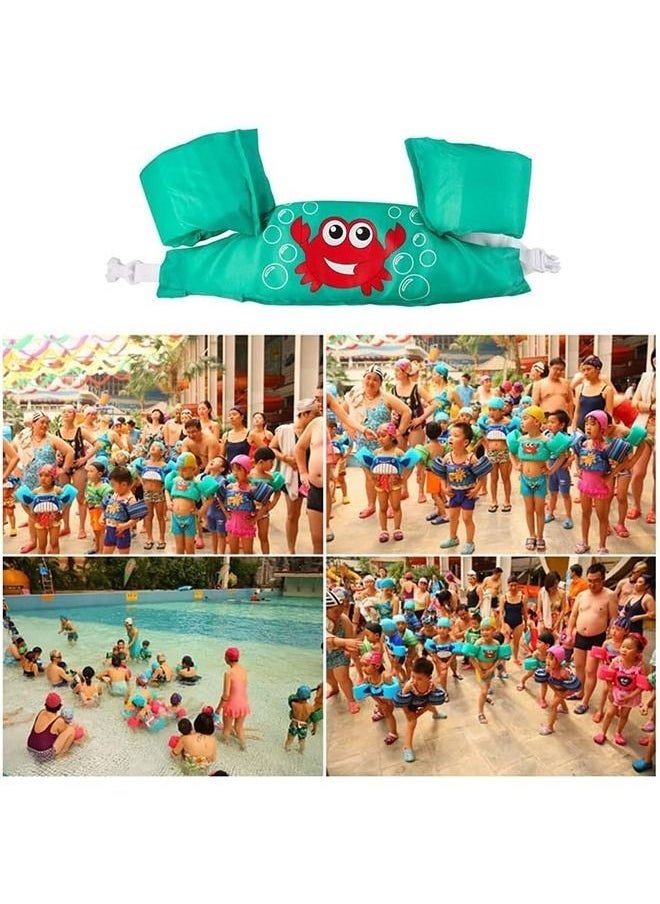 Unewshi Swimming Arm bands Float Vest, Swimming Float Vest, Swim Training Jacket(Green)  - Image 4