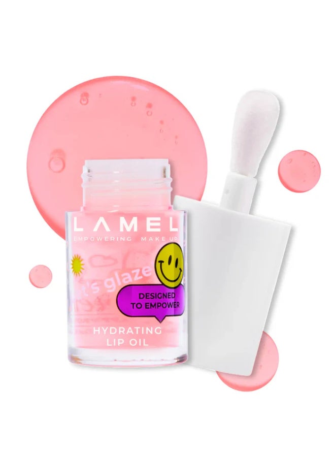 لاميل LET`S GLAZE Moisturizing lip oil №401 Marshmallow - Image 1