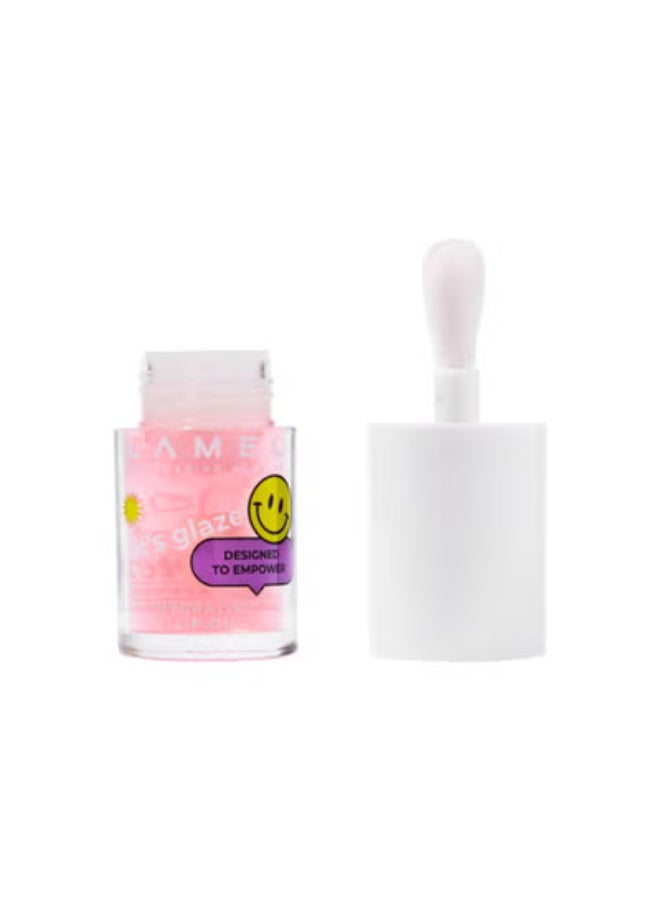 لاميل LET`S GLAZE Moisturizing lip oil №401 Marshmallow - Image 4