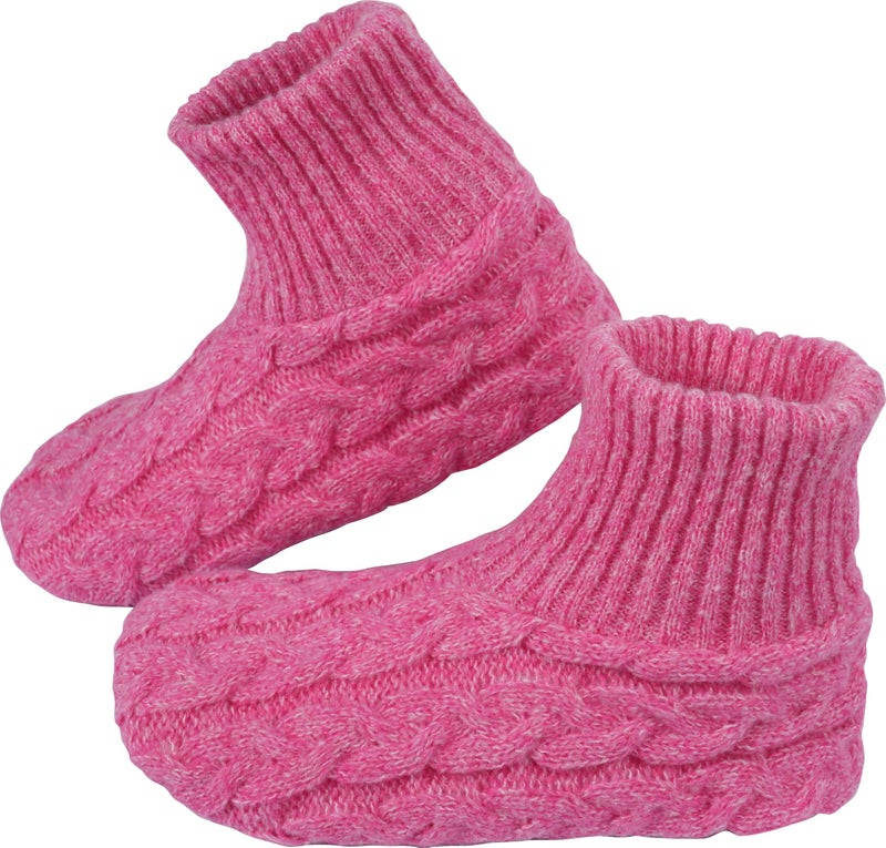 BenSorts Fuzzy Slipper Socks for Women Grippers Warm House Indoor Stocking Stuffer Cozy Socks Gift Rose Red Size 8.5 9.5 10.5 - Image 1