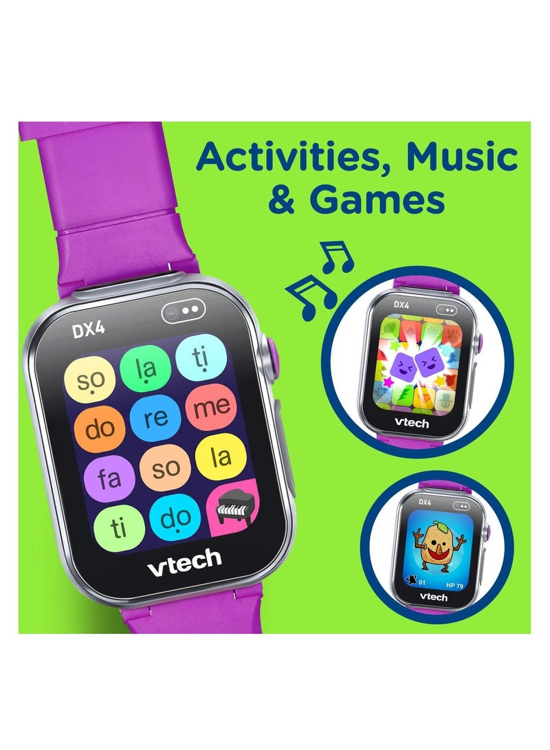 في تك بيبي ساعة VTech Baby KidiZoom الذكية DX4 باللون البنفسجي - Image 4