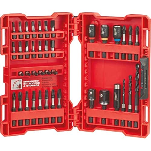مجموعة حفر وقيادة Milwaukee 48324006 40PC Shockwave