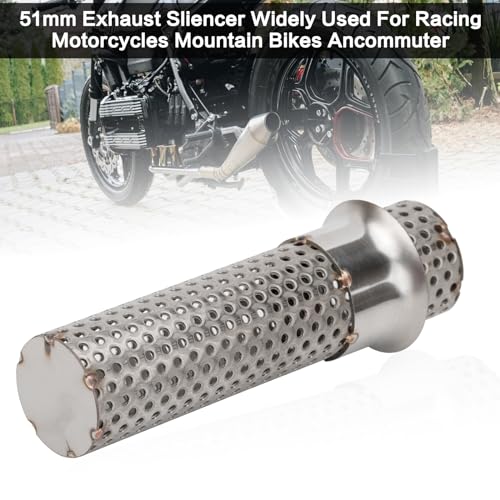 VG MOTO Universal Motorcycle DB killer 51mm 2" Exhaust Muffler Baffle Removable for Silencer Pipe Noise Sound Eliminator (Style E) - Image 5