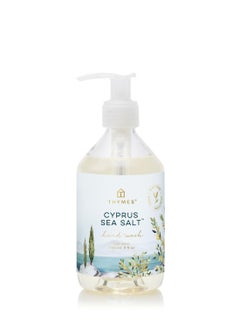 Thymes Hand Wash - Moisturizing Hand Soap Dispenser with Pump - Skin Care - Hydrating Liquid Soap Scented with Notes of Moroccan Rosemary, Sun-Kissed Sage, & Amalfi Lemon (Cyprus Sea Salt, 9 fl oz) - pzsku/Z0181DD0A7E14602993BAZ/45/_/1740636398/780a87c2-3378-47be-a16f-31214fd545df