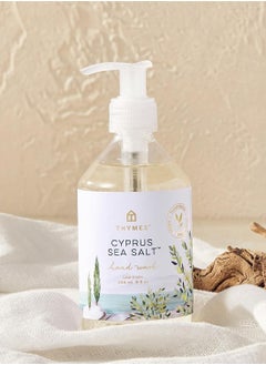 Thymes Hand Wash - Moisturizing Hand Soap Dispenser with Pump - Skin Care - Hydrating Liquid Soap Scented with Notes of Moroccan Rosemary, Sun-Kissed Sage, & Amalfi Lemon (Cyprus Sea Salt, 9 fl oz) - pzsku/Z0181DD0A7E14602993BAZ/45/_/1740636399/031eb121-40ae-4a4f-91a8-cd594525d9c6