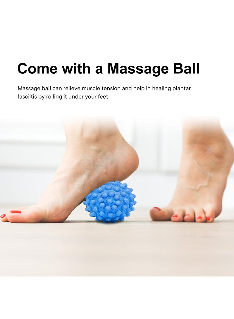 Sweet seven Plantar Fasciitis Night Splint with Massage Ball - Effective Foot Pain Relief for Plantar Fasciitis, Achilles Tendonitis,  Arch Support - Comfortable & Easy to Use for Women and Men - Image 5