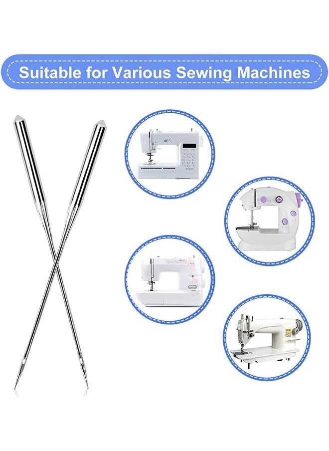 100PCS Sewing Machine Needles Sizes HAX1 65/9, 75/11, 90/14, 100/16, 110/18
