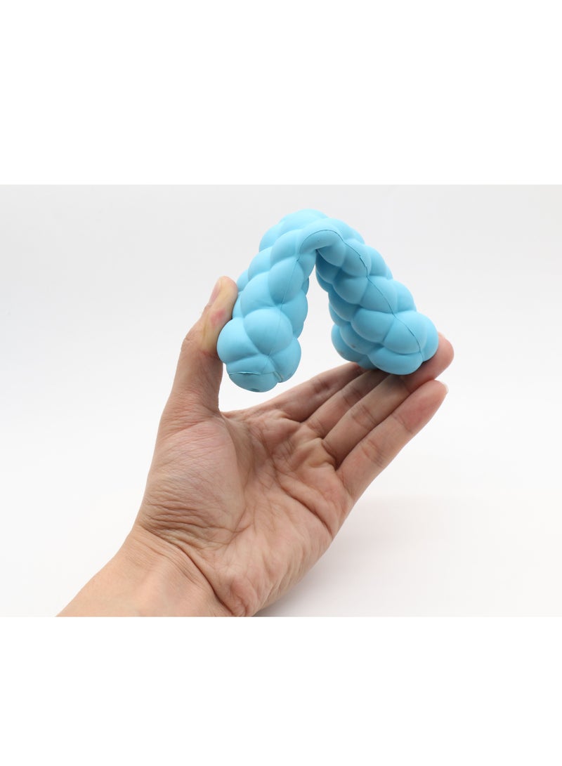 GULFLINK Non Toxic Natural Rubber Squeaky Toy For Dogs Blue - Image 4
