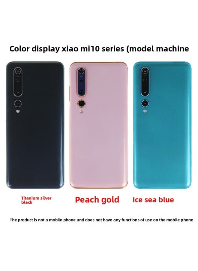 null - BA Gang Mobile Phone Model Is Suitable For Xiaomi 10 Mobile Phone Model For Xiaomi 10PRO Model Simulation Counter Exhibition-Applicable Models:Bright Screen-For Xiaomi 10 Peach Gold - Image 1