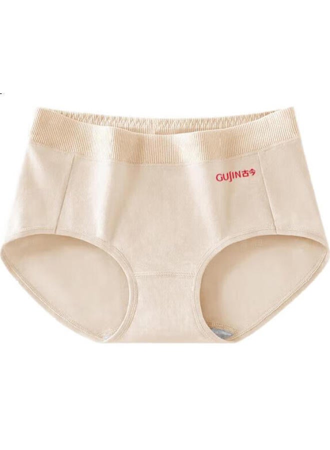 GUJIN 3-Pack Women'S Underwear, Pure Cotton, Plus Size, Simple, Breathable, Antibacterial Crotch, Mid-Rise, New Style Women'S Triangle Panties - Image 3